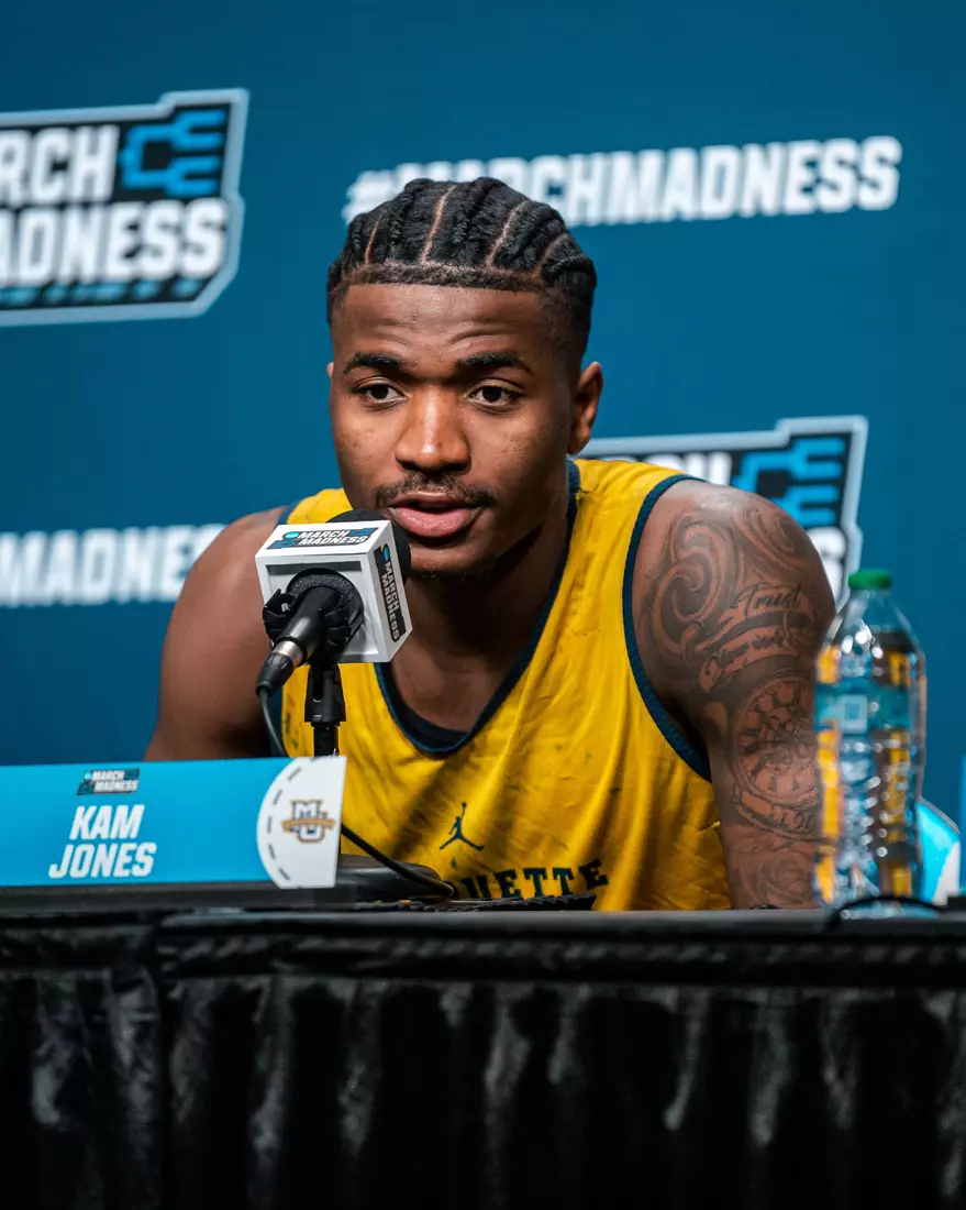Marquette Men's Basketball media availibility and practice before the First Round of the NCAA Tournament on Thursday March 20, 2025 at Rocket Arena in Cleveland, OH.