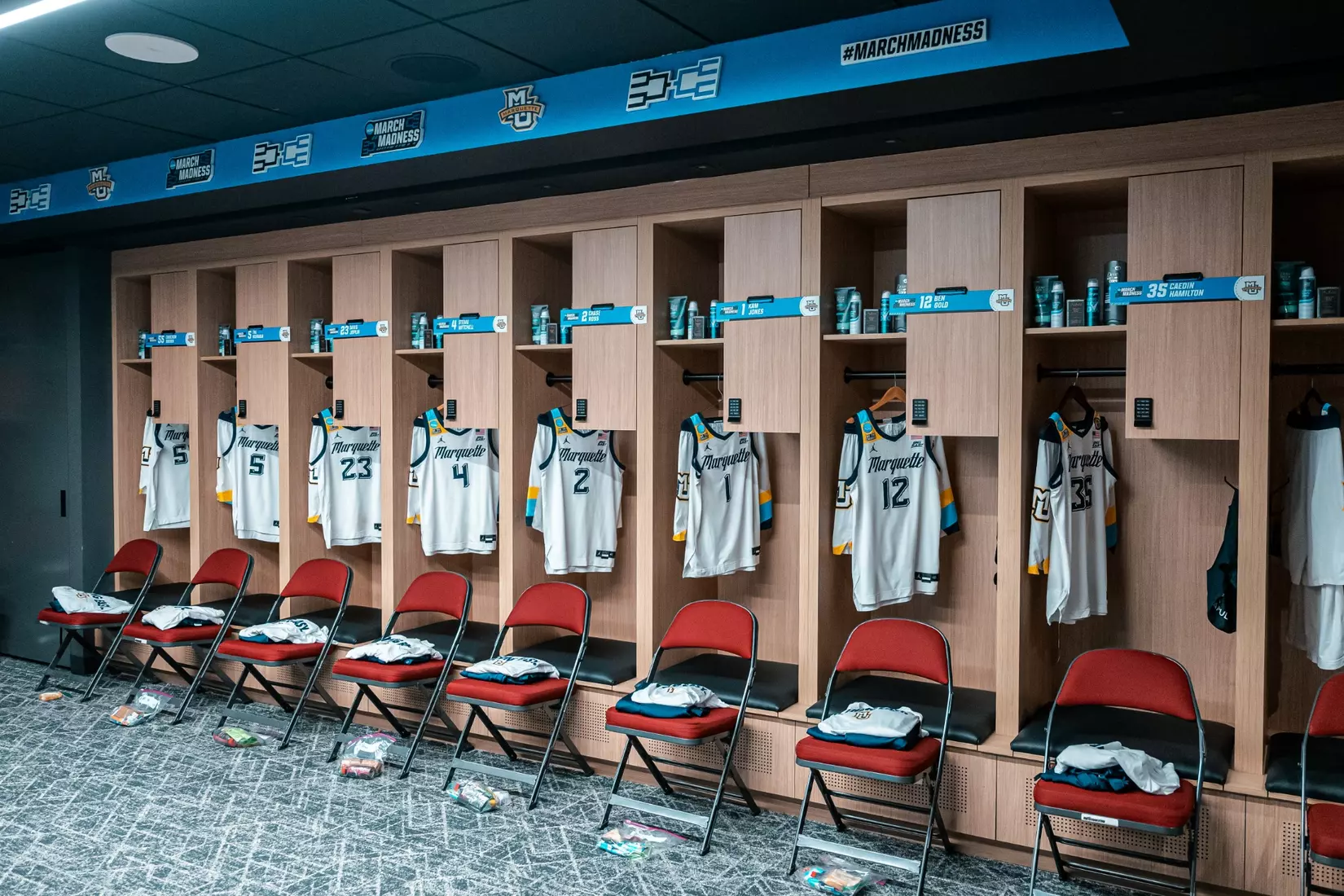 No. 7 Marquette falls to No. 10 New Mexico 75-66 in the First Round of the NCAA Tournament on Friday, March 21, 2024 at Rocket Arena in Cleveland, OH.