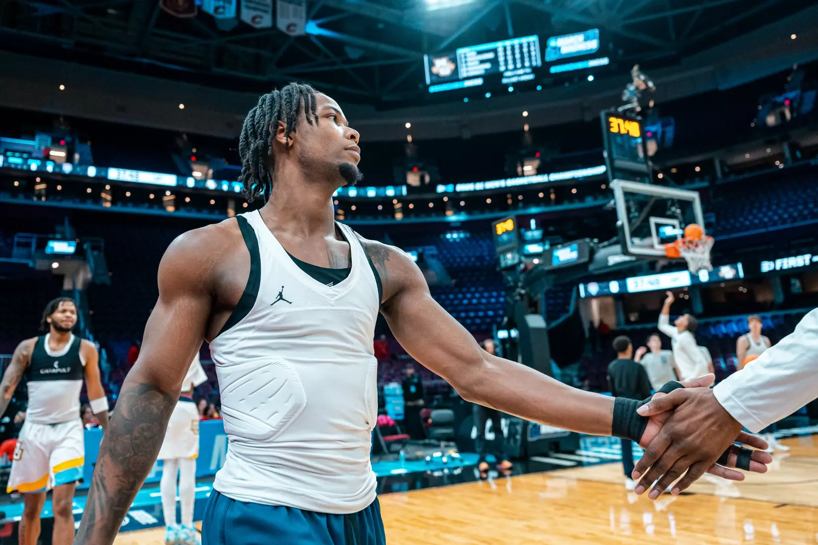 No. 7 Marquette falls to No. 10 New Mexico 75-66 in the First Round of the NCAA Tournament on Friday, March 21, 2024 at Rocket Arena in Cleveland, OH.