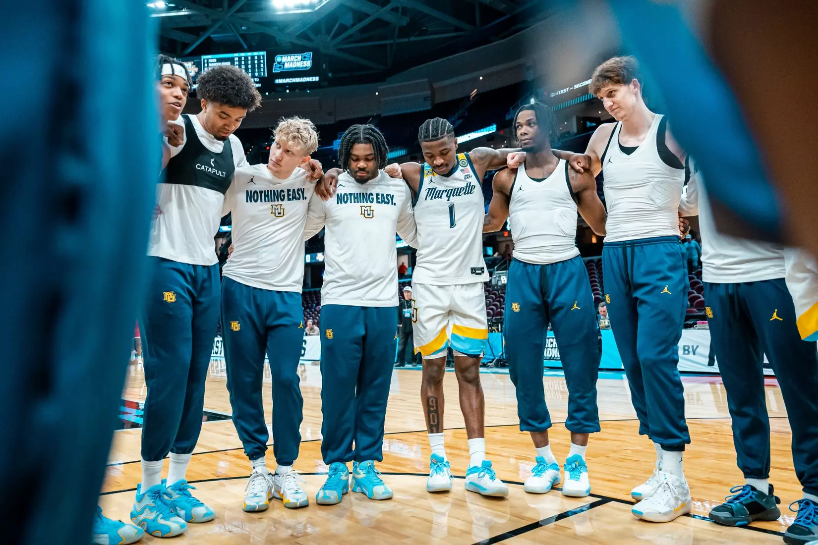 No. 7 Marquette falls to No. 10 New Mexico 75-66 in the First Round of the NCAA Tournament on Friday, March 21, 2024 at Rocket Arena in Cleveland, OH.