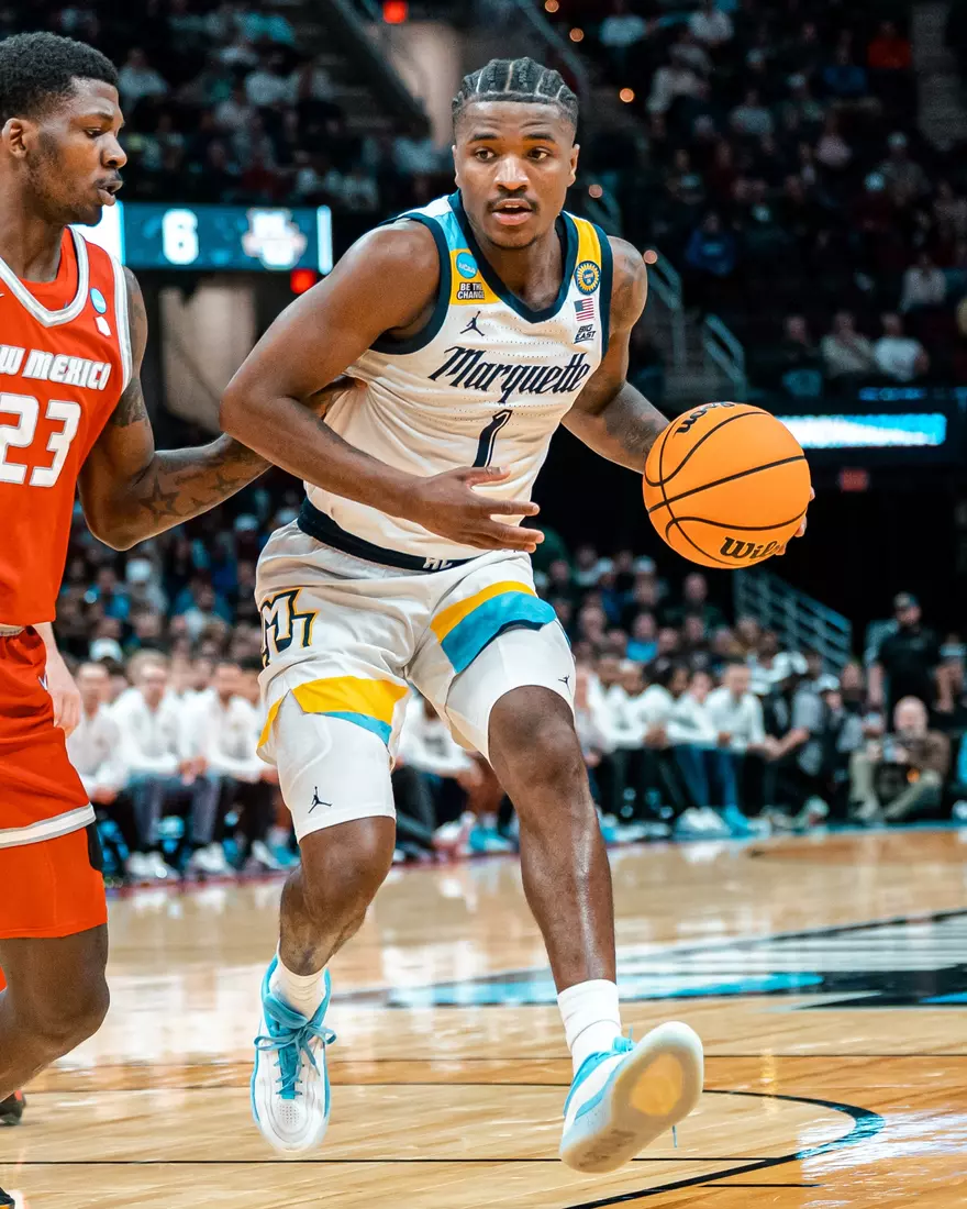 No. 7 Marquette falls to No. 10 New Mexico 75-66 in the First Round of the NCAA Tournament on Friday, March 21, 2024 at Rocket Arena in Cleveland, OH.