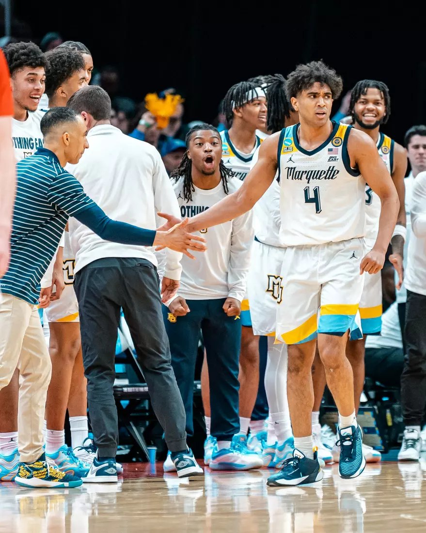 No. 7 Marquette falls to No. 10 New Mexico 75-66 in the First Round of the NCAA Tournament on Friday, March 21, 2024 at Rocket Arena in Cleveland, OH.