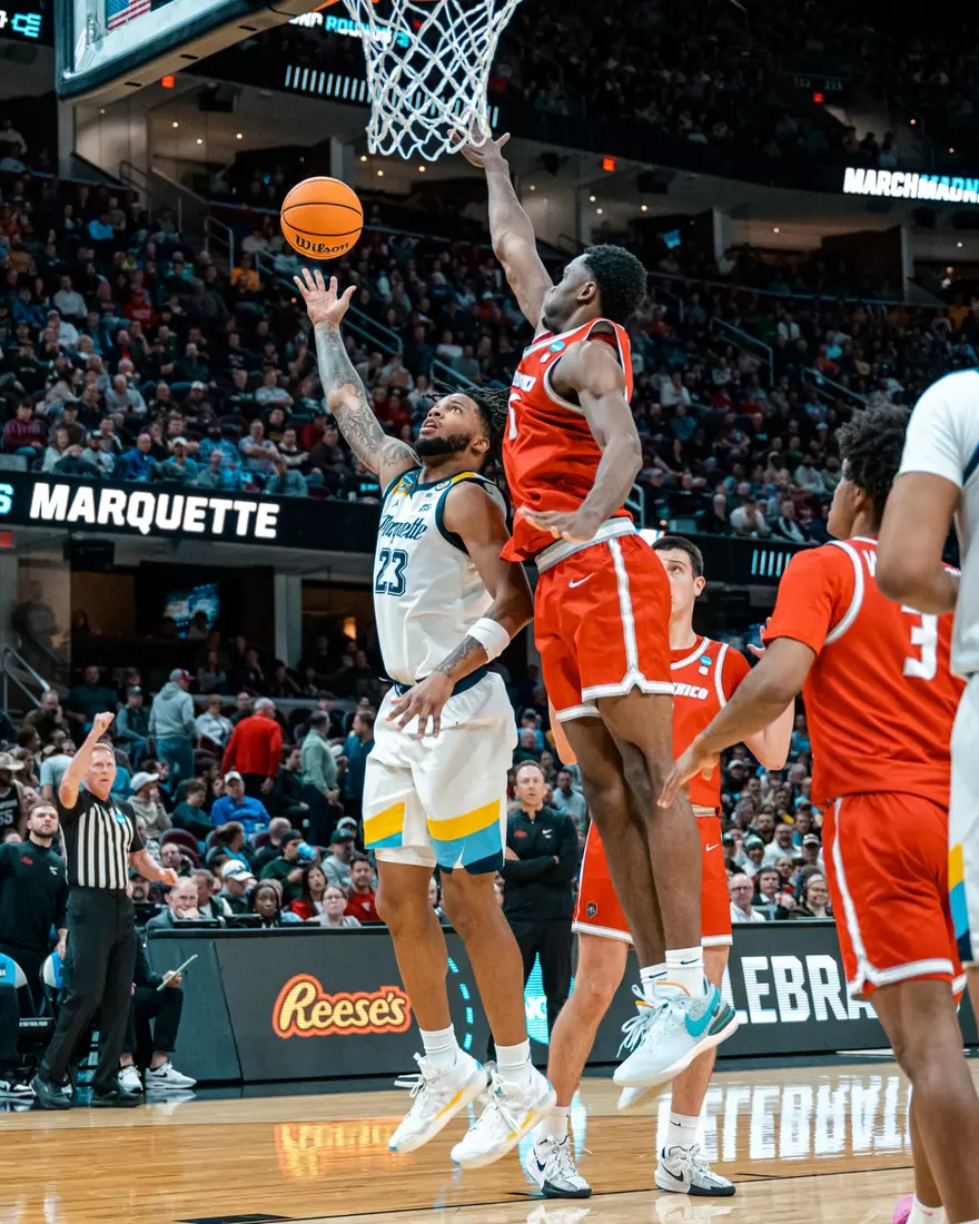 No. 7 Marquette falls to No. 10 New Mexico 75-66 in the First Round of the NCAA Tournament on Friday, March 21, 2024 at Rocket Arena in Cleveland, OH.