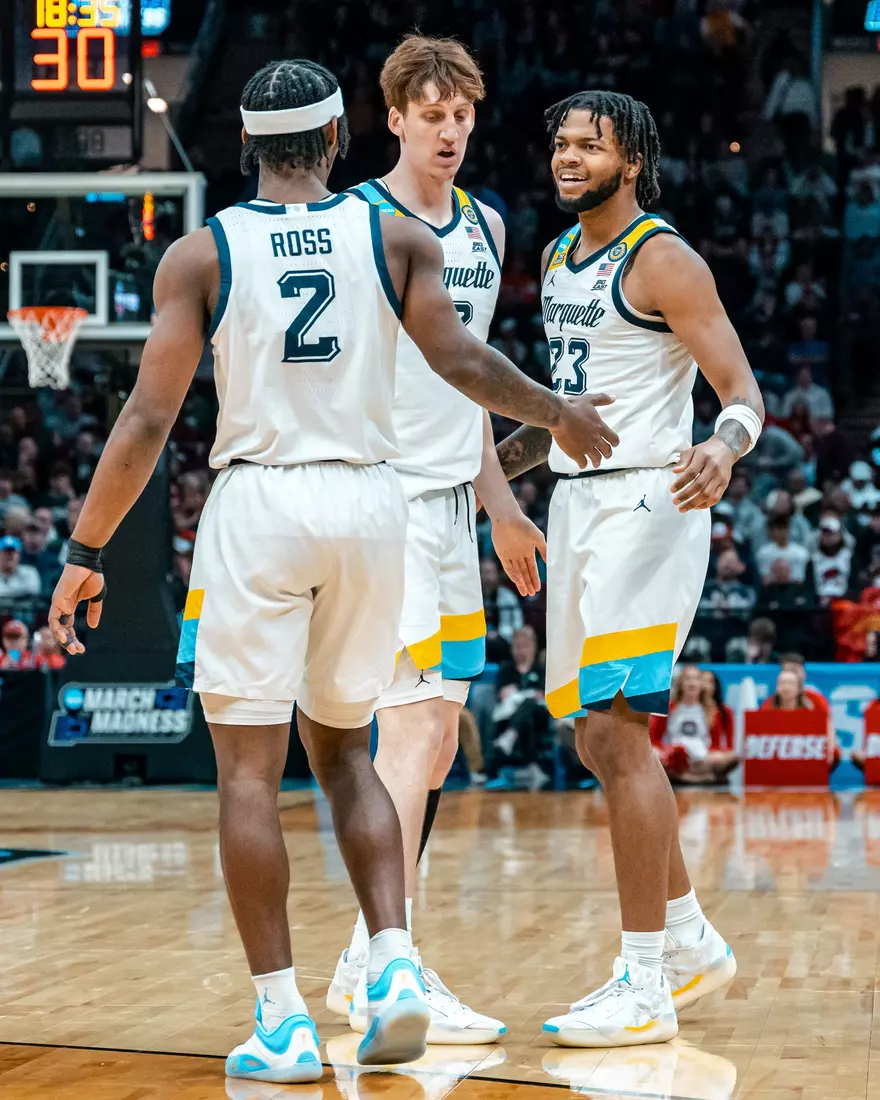 No. 7 Marquette falls to No. 10 New Mexico 75-66 in the First Round of the NCAA Tournament on Friday, March 21, 2024 at Rocket Arena in Cleveland, OH.