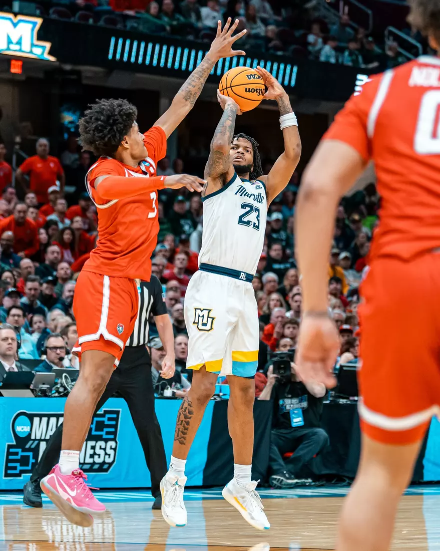 No. 7 Marquette falls to No. 10 New Mexico 75-66 in the First Round of the NCAA Tournament on Friday, March 21, 2024 at Rocket Arena in Cleveland, OH.