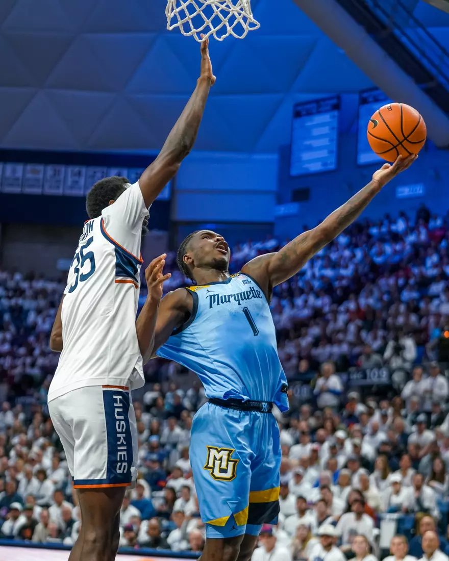#20 Marquette Men's Basketball falls to UCONN 72-66 at the Gampel Pavilion in Storrs, CT on Wednesday, March 5th, 2025