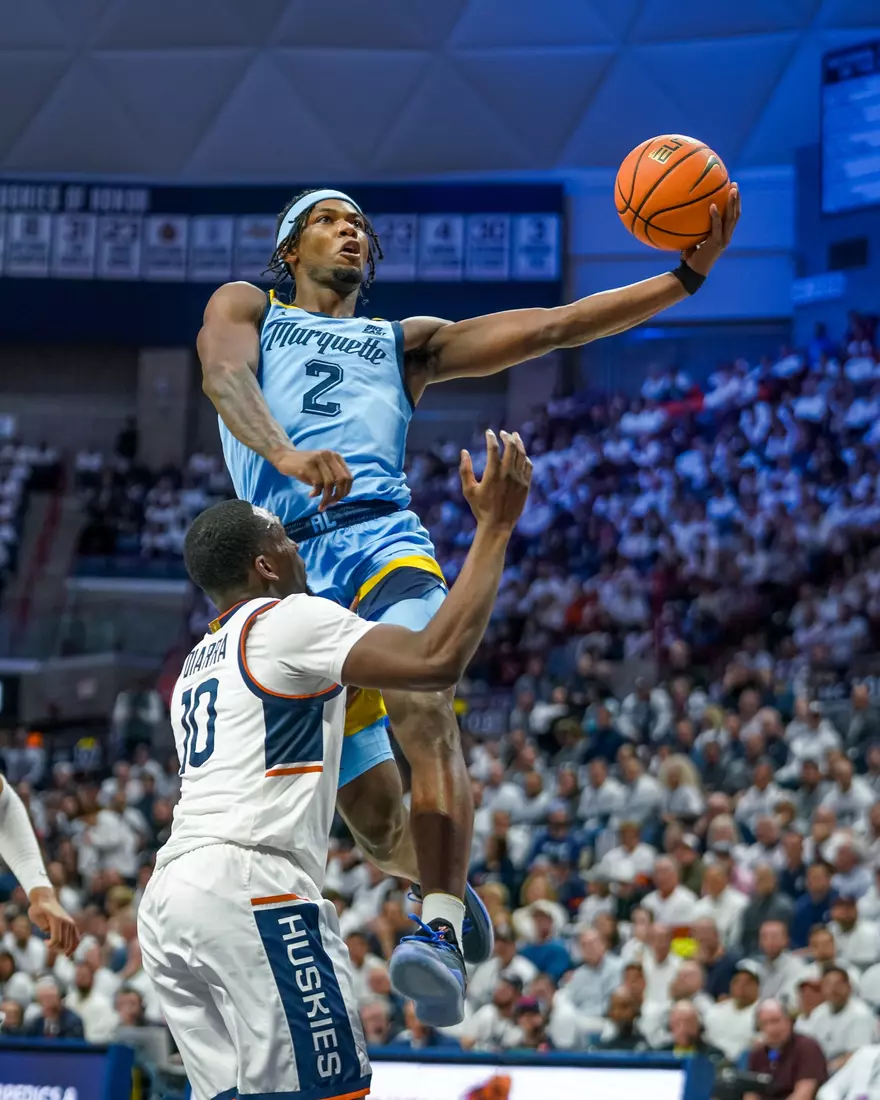 #20 Marquette Men's Basketball falls to UCONN 72-66 at the Gampel Pavilion in Storrs, CT on Wednesday, March 5th, 2025