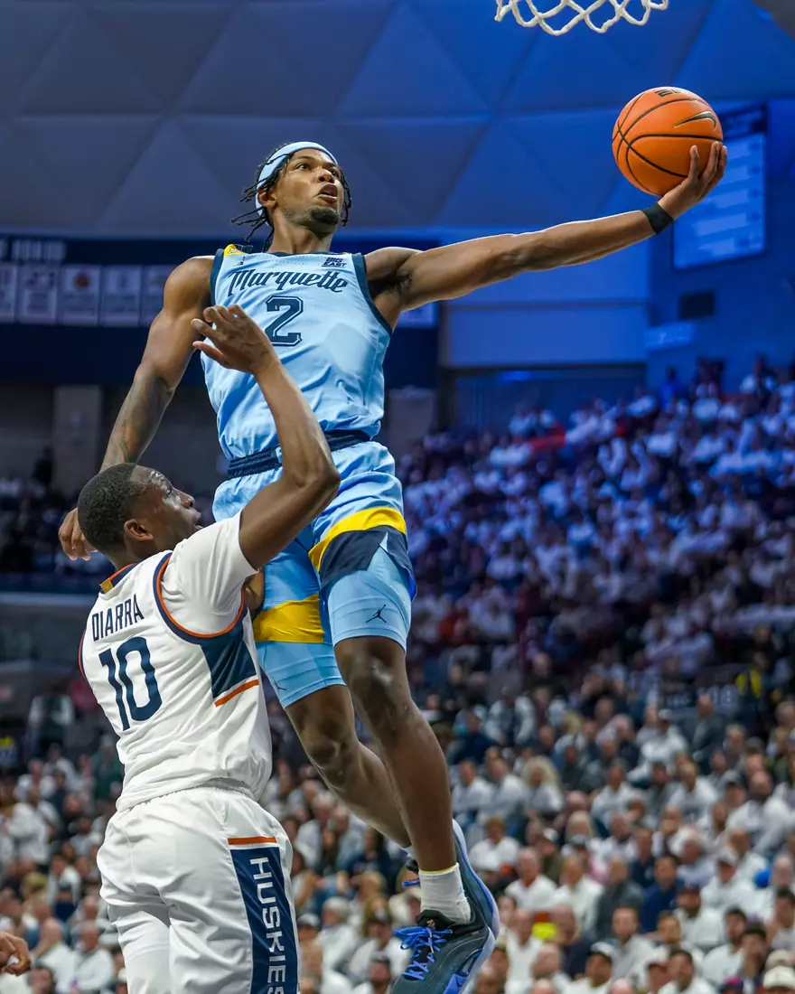 #20 Marquette Men's Basketball falls to UCONN 72-66 at the Gampel Pavilion in Storrs, CT on Wednesday, March 5th, 2025