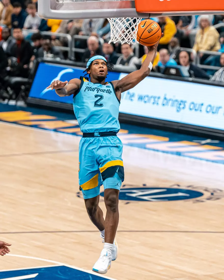 #20 Marquette Men's Basketball defeats #6 St.Johns 86-84  on Saturday, March 8th, 2025 at Fiserv Forum in Milwaukee, WI.