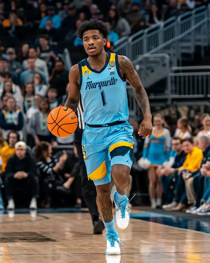 #20 Marquette Men's Basketball defeats #6 St.Johns 86-84  on Saturday, March 8th, 2025 at Fiserv Forum in Milwaukee, WI.