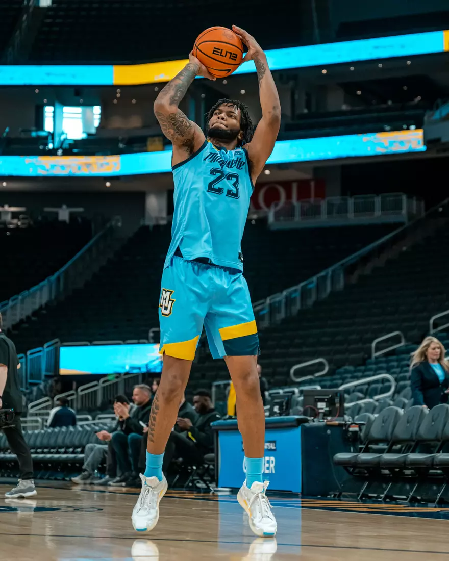 #20 Marquette Men's Basketball defeats #6 St.Johns 86-84  on Saturday, March 8th, 2025 at Fiserv Forum in Milwaukee, WI.