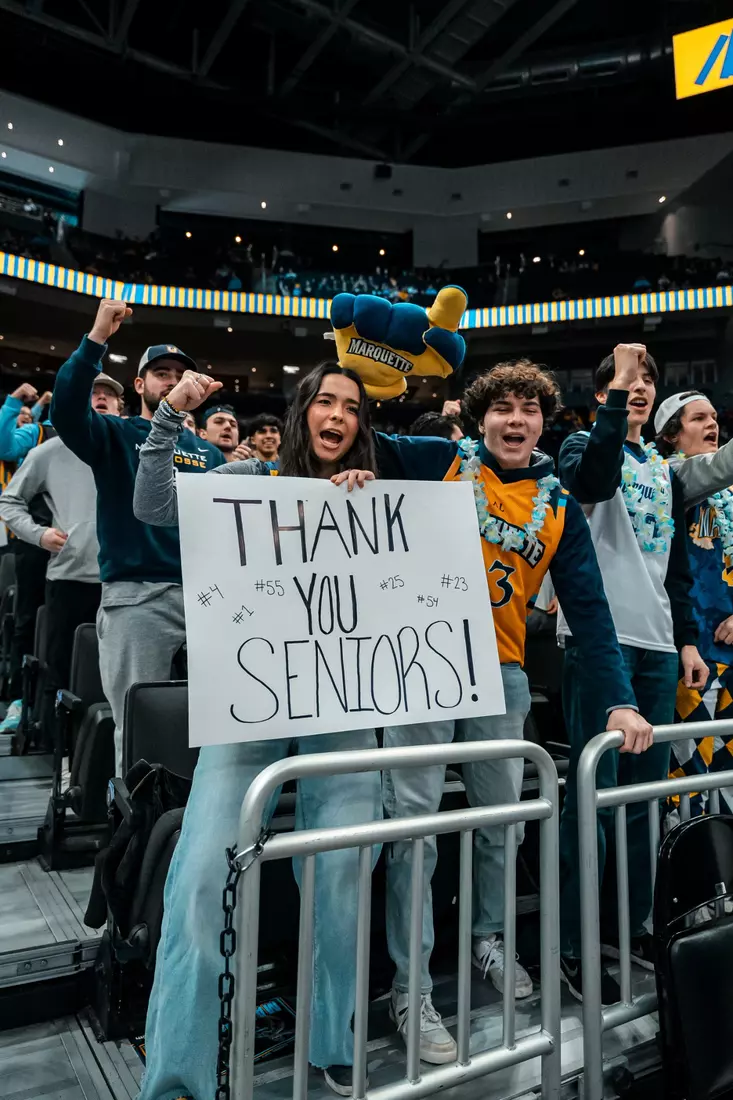 #20 Marquette Men's Basketball defeats #6 St.Johns 86-84  on Saturday, March 8th, 2025 at Fiserv Forum in Milwaukee, WI.