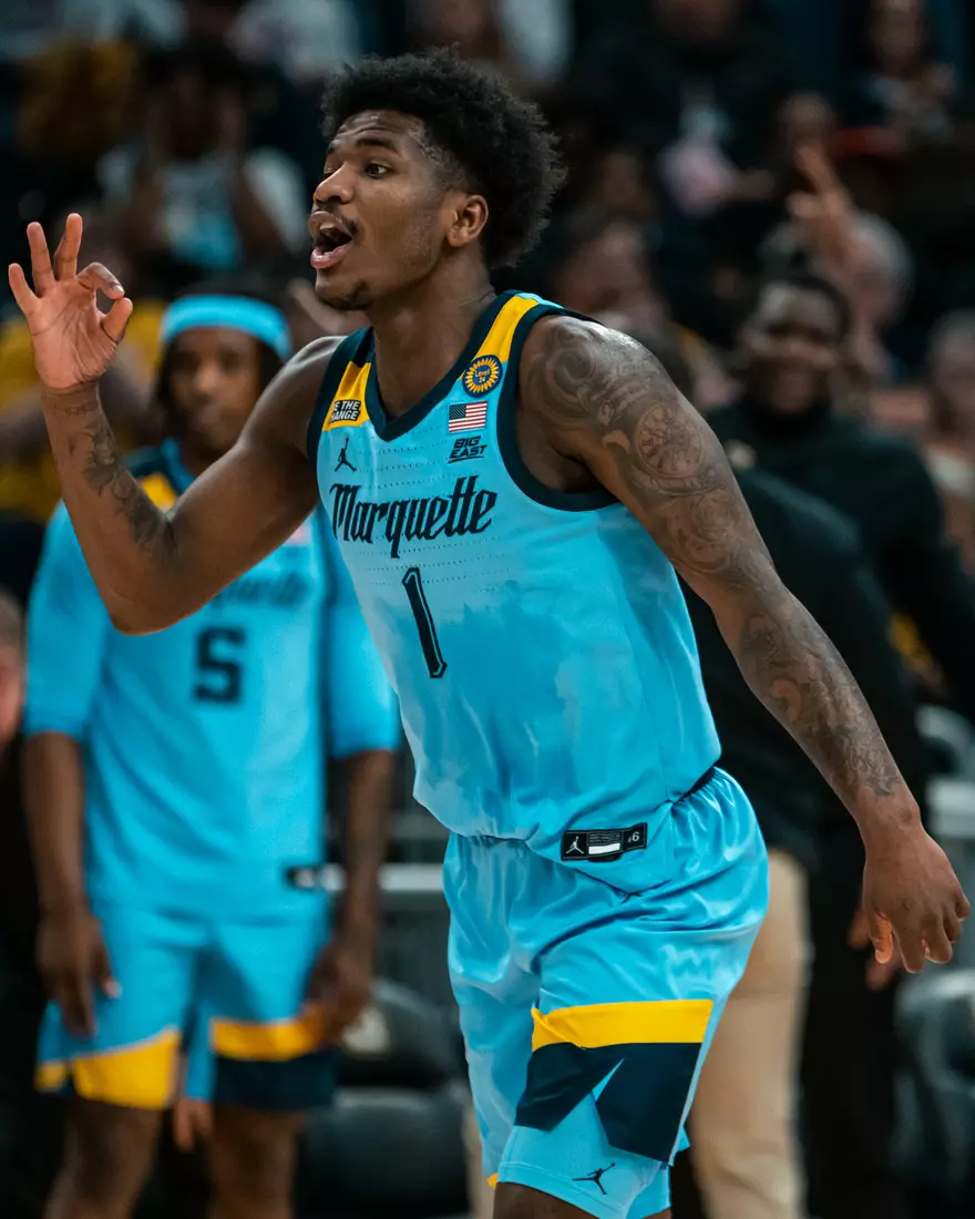#20 Marquette Men's Basketball defeats #6 St.Johns 86-84  on Saturday, March 8th, 2025 at Fiserv Forum in Milwaukee, WI.