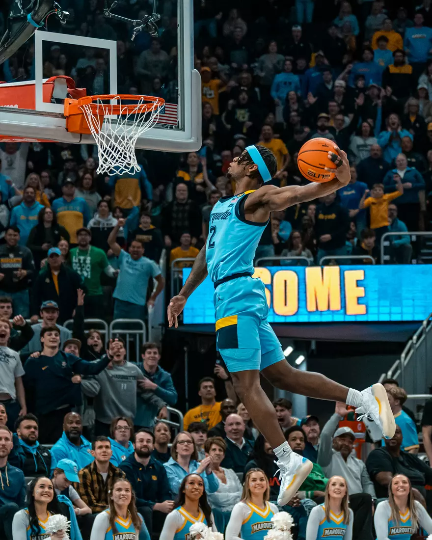 #20 Marquette Men's Basketball defeats #6 St.Johns 86-84  on Saturday, March 8th, 2025 at Fiserv Forum in Milwaukee, WI.