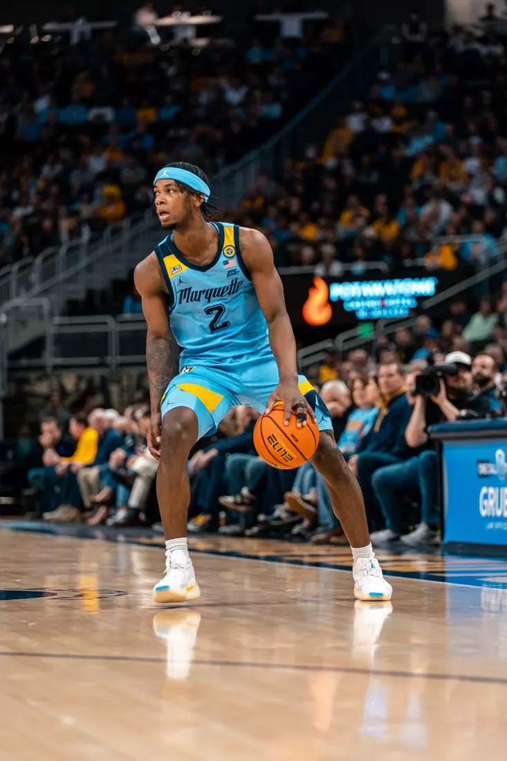 #20 Marquette Men's Basketball defeats #6 St.Johns 86-84  on Saturday, March 8th, 2025 at Fiserv Forum in Milwaukee, WI.