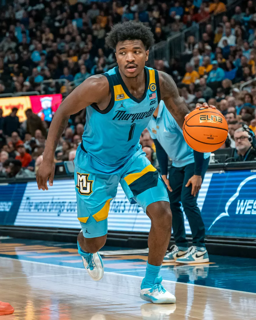 #20 Marquette Men's Basketball defeats #6 St.Johns 86-84  on Saturday, March 8th, 2025 at Fiserv Forum in Milwaukee, WI.