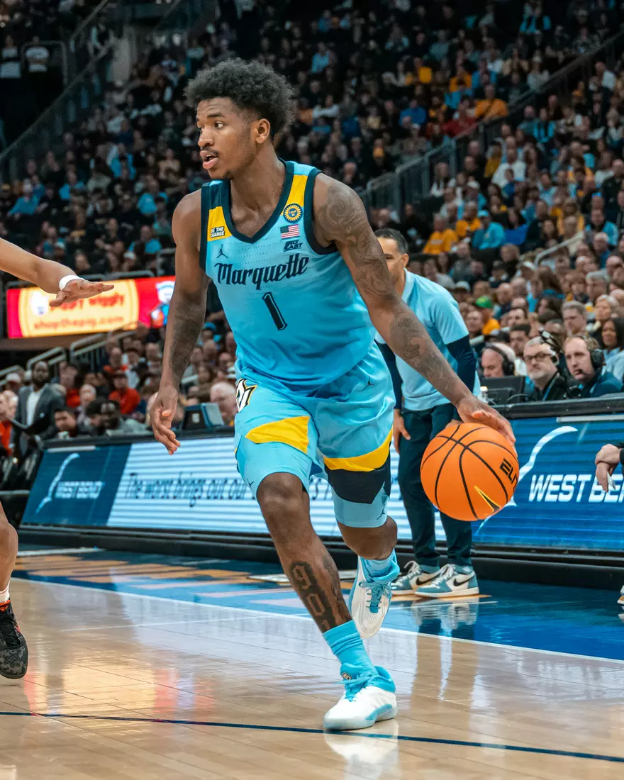 #20 Marquette Men's Basketball defeats #6 St.Johns 86-84  on Saturday, March 8th, 2025 at Fiserv Forum in Milwaukee, WI.