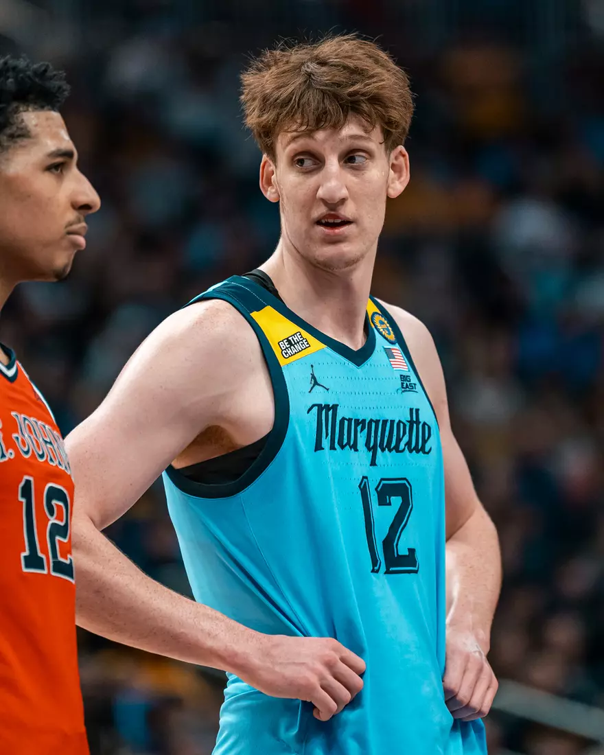 #20 Marquette Men's Basketball defeats #6 St.Johns 86-84  on Saturday, March 8th, 2025 at Fiserv Forum in Milwaukee, WI.