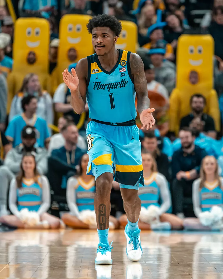#20 Marquette Men's Basketball defeats #6 St.Johns 86-84  on Saturday, March 8th, 2025 at Fiserv Forum in Milwaukee, WI.