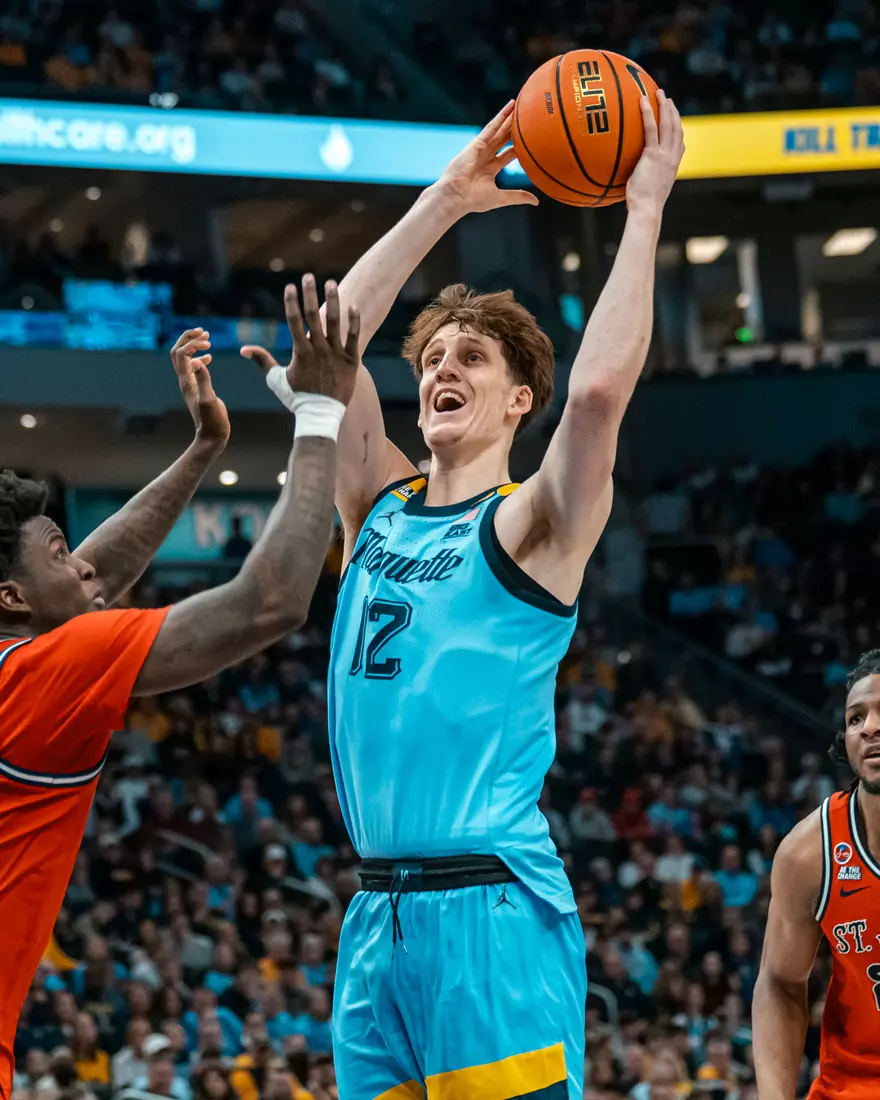 #20 Marquette Men's Basketball defeats #6 St.Johns 86-84  on Saturday, March 8th, 2025 at Fiserv Forum in Milwaukee, WI.