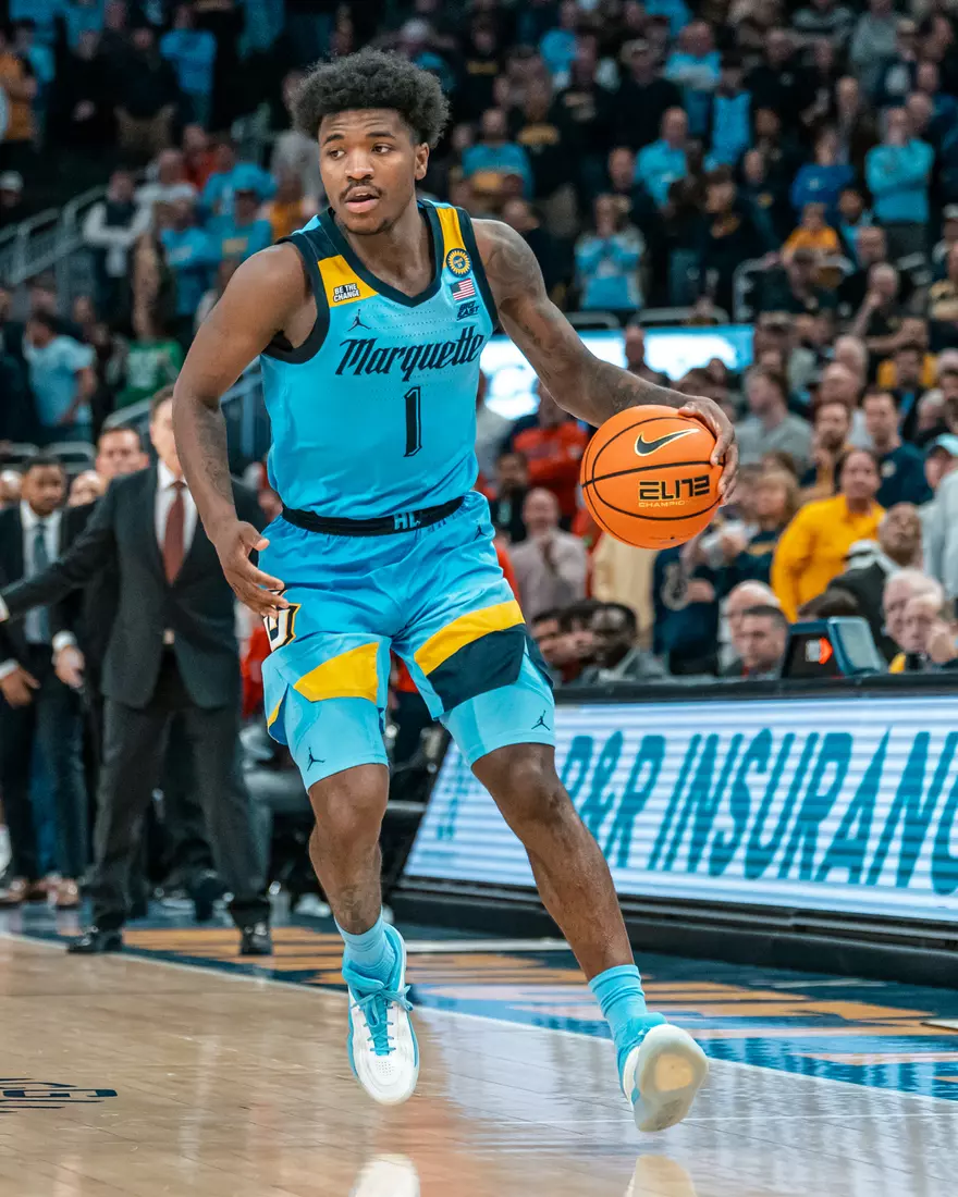 #20 Marquette Men's Basketball defeats #6 St.Johns 86-84  on Saturday, March 8th, 2025 at Fiserv Forum in Milwaukee, WI.