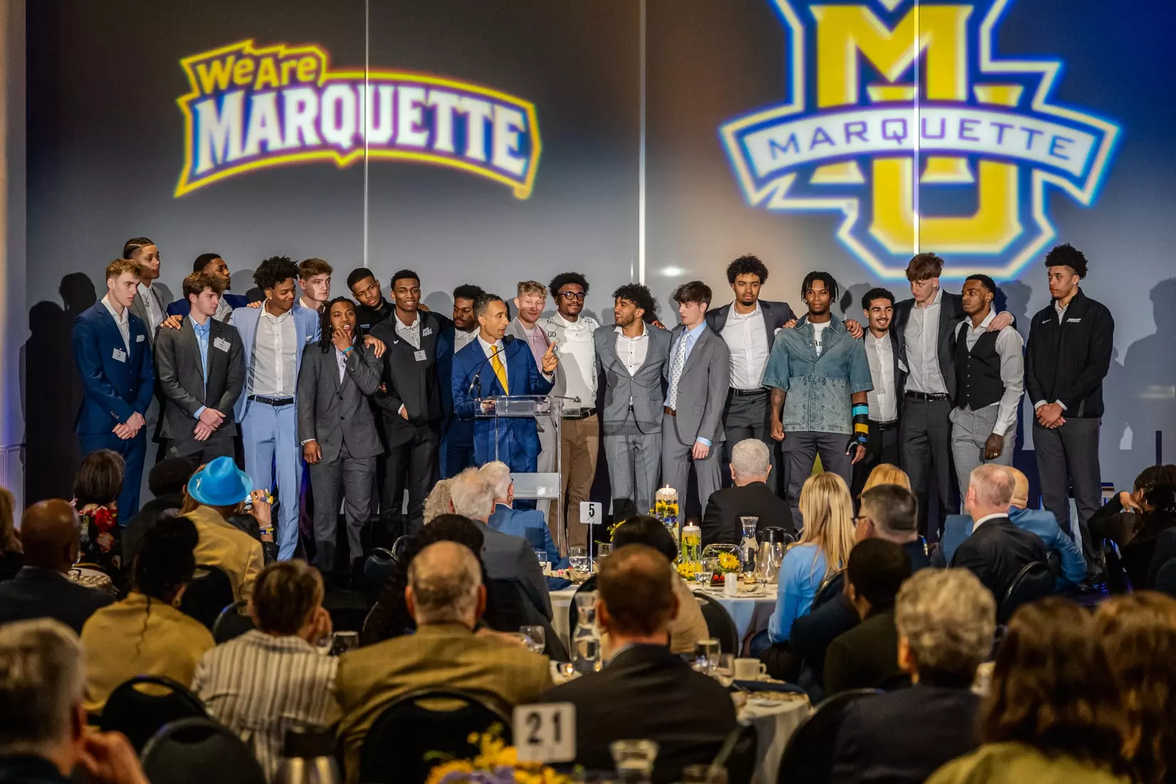 Marquette Men's Basketball 2024-2025 Banquet at Discovery World on April 10th, 2025 in Milwaukee, Wi
