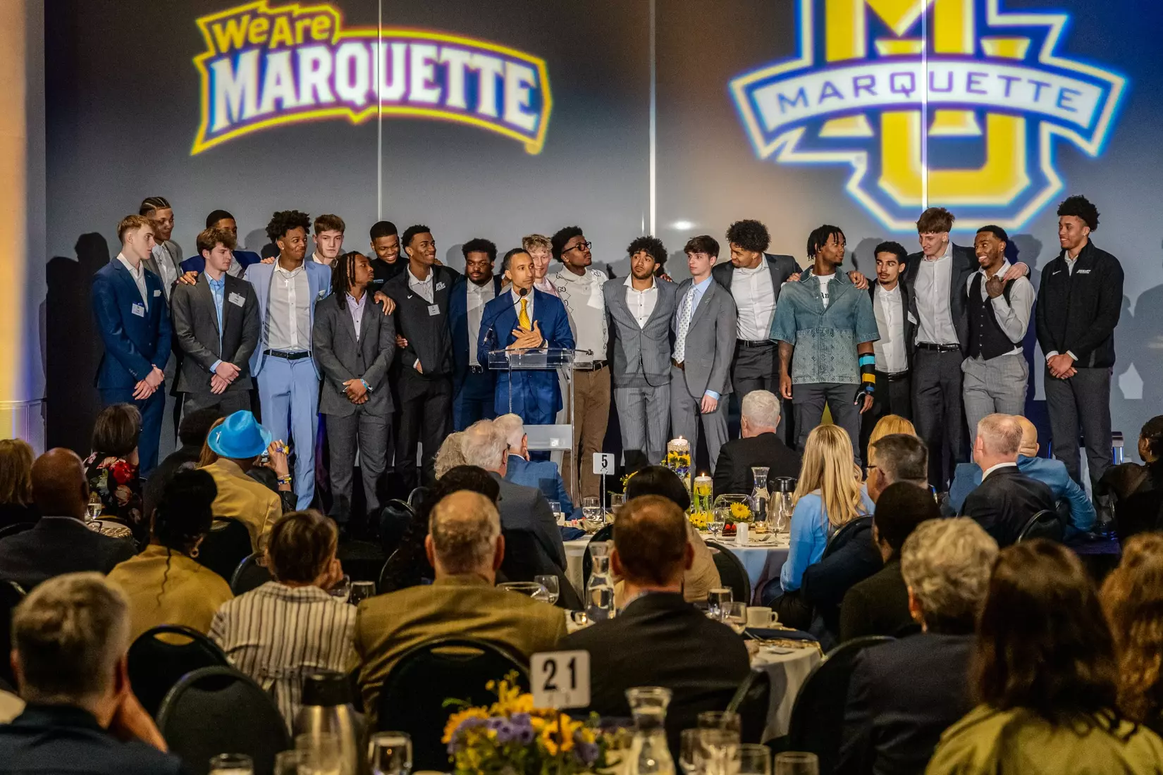 Marquette Men's Basketball 2024-2025 Banquet at Discovery World on April 10th, 2025 in Milwaukee, Wi
