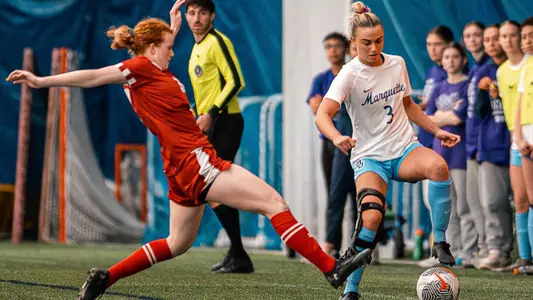 3 Molly Keiper
Marquette Womens Soccer scrimmages Wisconsin on April 26th, 2025 at Valley Fields in Milwaukee, WI.