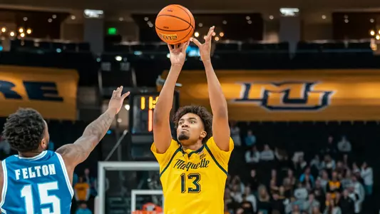 #16 Marquette Men's Basketball defeats to Seton Hall 80-56 on Tuesday, February 18th, 2025 at Fiserv Forum in Milwaukee, WI