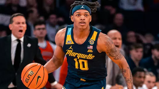 10 Damarius Owens
No. 5 Marquette falls to No. 1 St. John's 79-63 in the Semifinal of the BIG EAST Tournament on Friday, March 14, 2025 at Madison Square Garden in New York City, NY.
