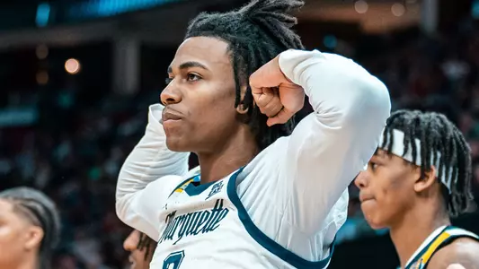 7 Zaide Lowery
No. 7 Marquette falls to No. 10 New Mexico 75-66 in the First Round of the NCAA Tournament on Friday, March 21, 2024 at Rocket Arena in Cleveland, OH.