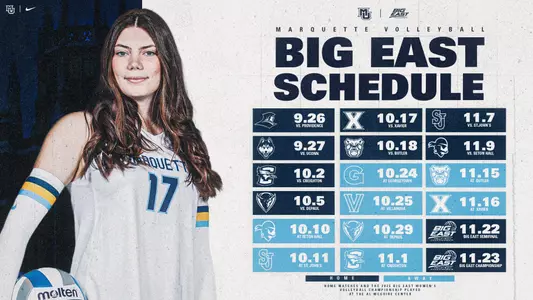 2025 Volleyball BIG EAST Schedule