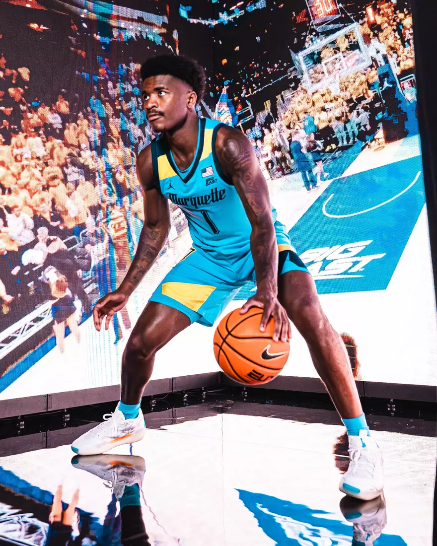 1 Kam Jones
Marquette Men's Basketball behind the scenes photos at media day on Sunday September 22, 2024 at the Al McGuire Center in Milwaukee, Wisconsin.