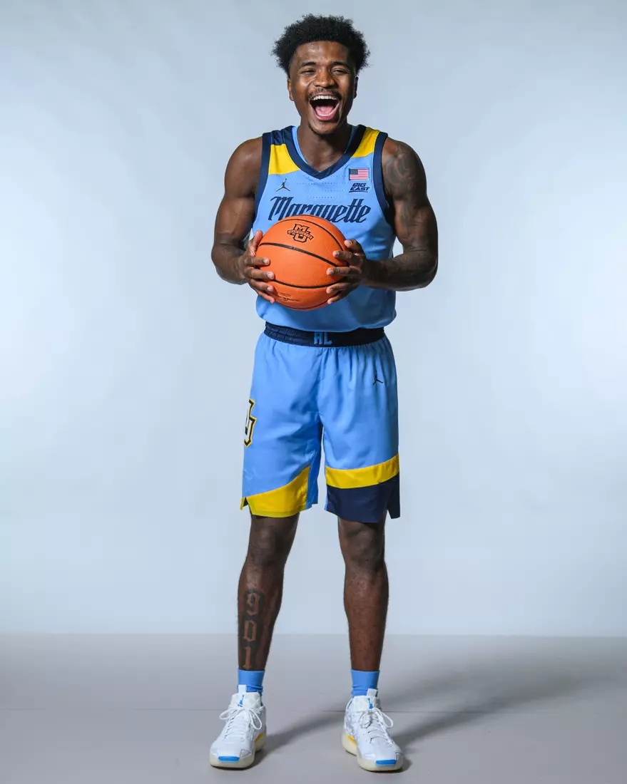 1 Kam Jones
Marquette Men's Basketball posed photos at 2024-25 Media Day on Sunday, September 22, 2024 at the Al McGuire Center in Milwaukee, Wisconsin.