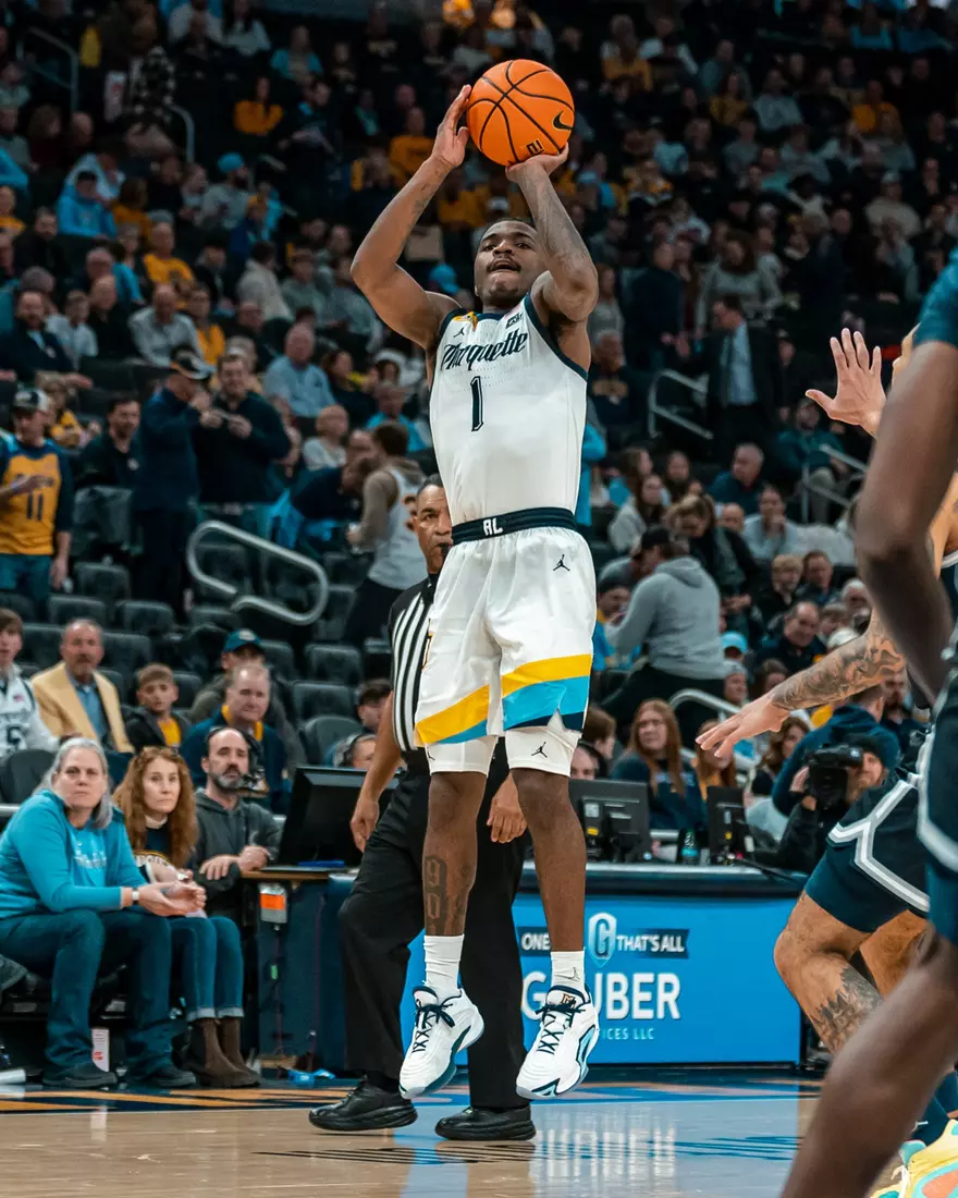 1 Kam Jones
#7 Marquette Men's Basketball Defeats Georgetown 74-66 on Tuesday, January 7th, 2025 at Fiserv Forum in Milwaukee, WI