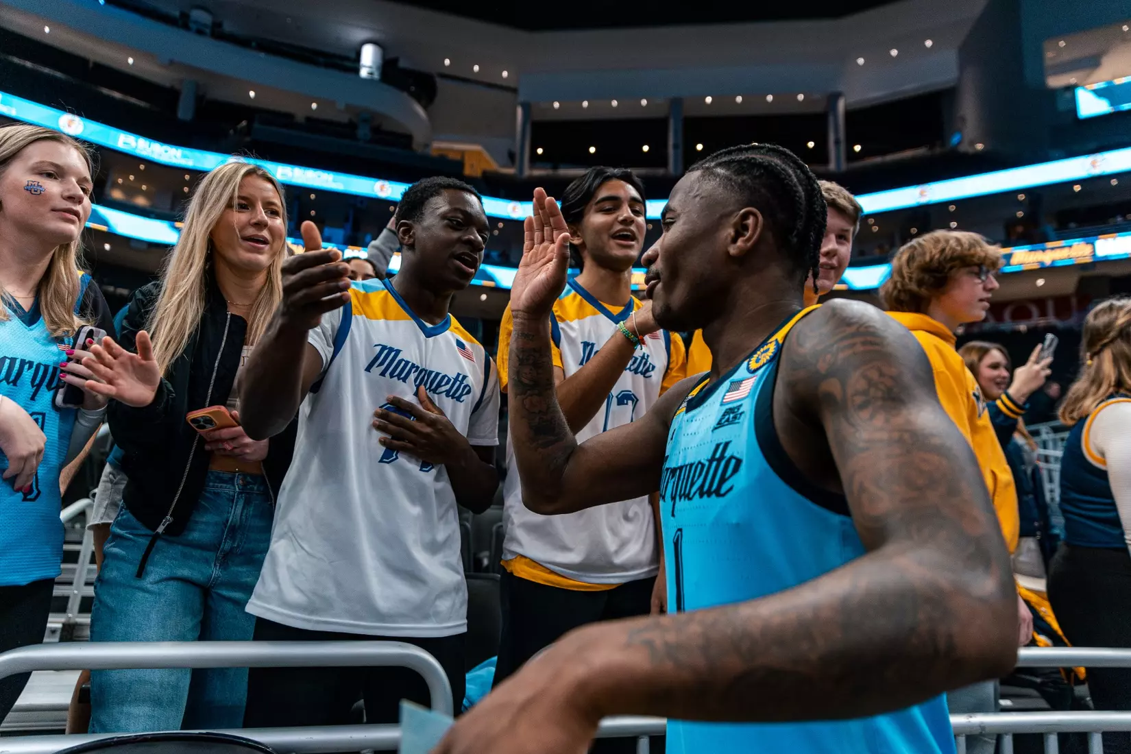 1 Kam Jones
#21 Marquette Men's Basketball defeats Providence 82-52 on Tuesday, February 25th, 2025 at Fiserv Forum in Milwaukee, WI