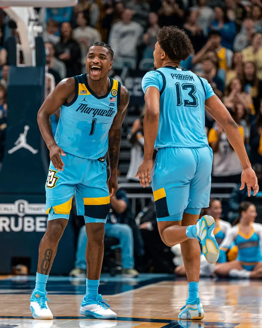 1 Kam Jones, 13 Royce Parham
#21 Marquette Men's Basketball defeats Providence 82-52 on Tuesday, February 25th, 2025 at Fiserv Forum in Milwaukee, WI