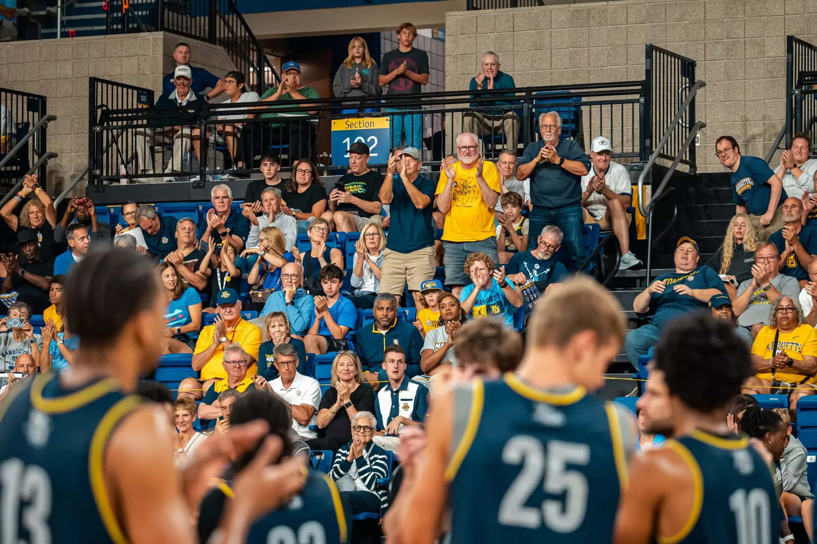 Marquette Men's Basketball holds open practice at the Al McGuire Center in Milwaukee, WI on July 31st, 2025.