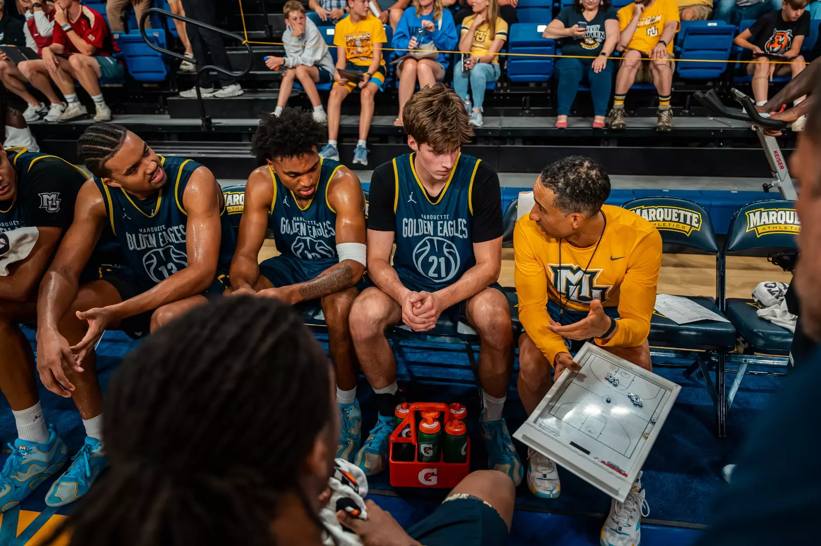 Marquette Men's Basketball holds open practice at the Al McGuire Center in Milwaukee, WI on July 31st, 2025.