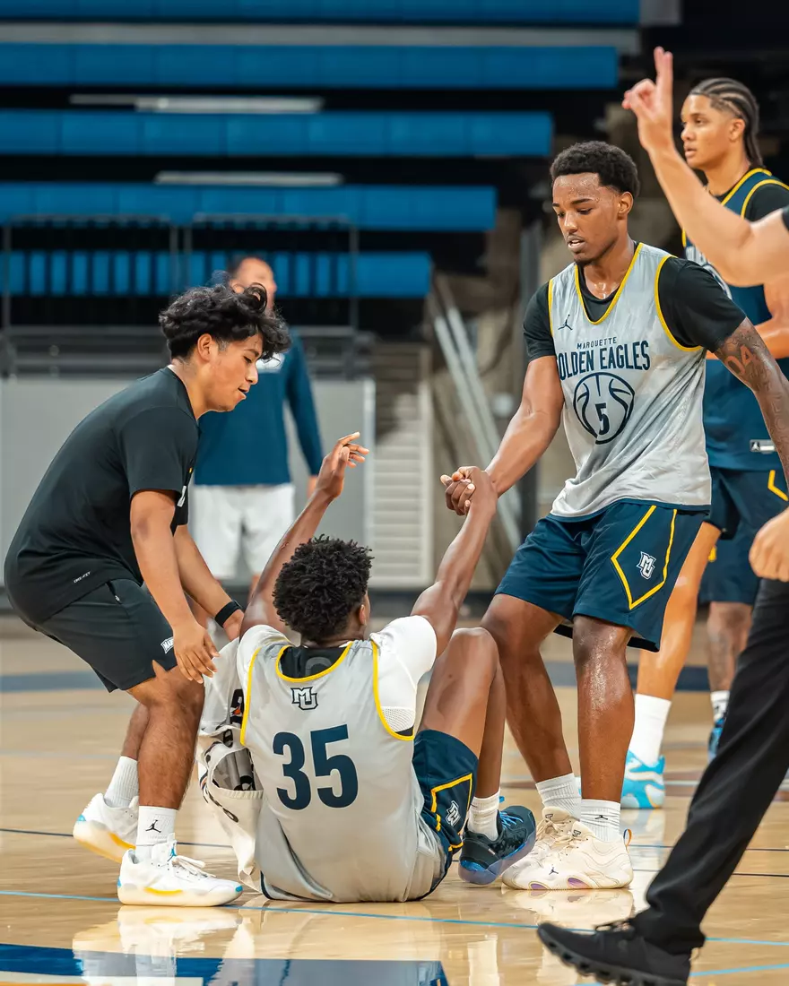 Marquette Men's Basketball holds open practice at the Al McGuire Center in Milwaukee, WI on July 31st, 2025.