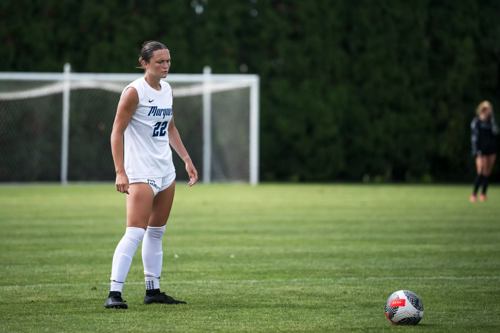 Marquette Womans Soccer defeats NDSU 2-0 at Valley fields in Milwaukee, WI on August 17th, 2025.