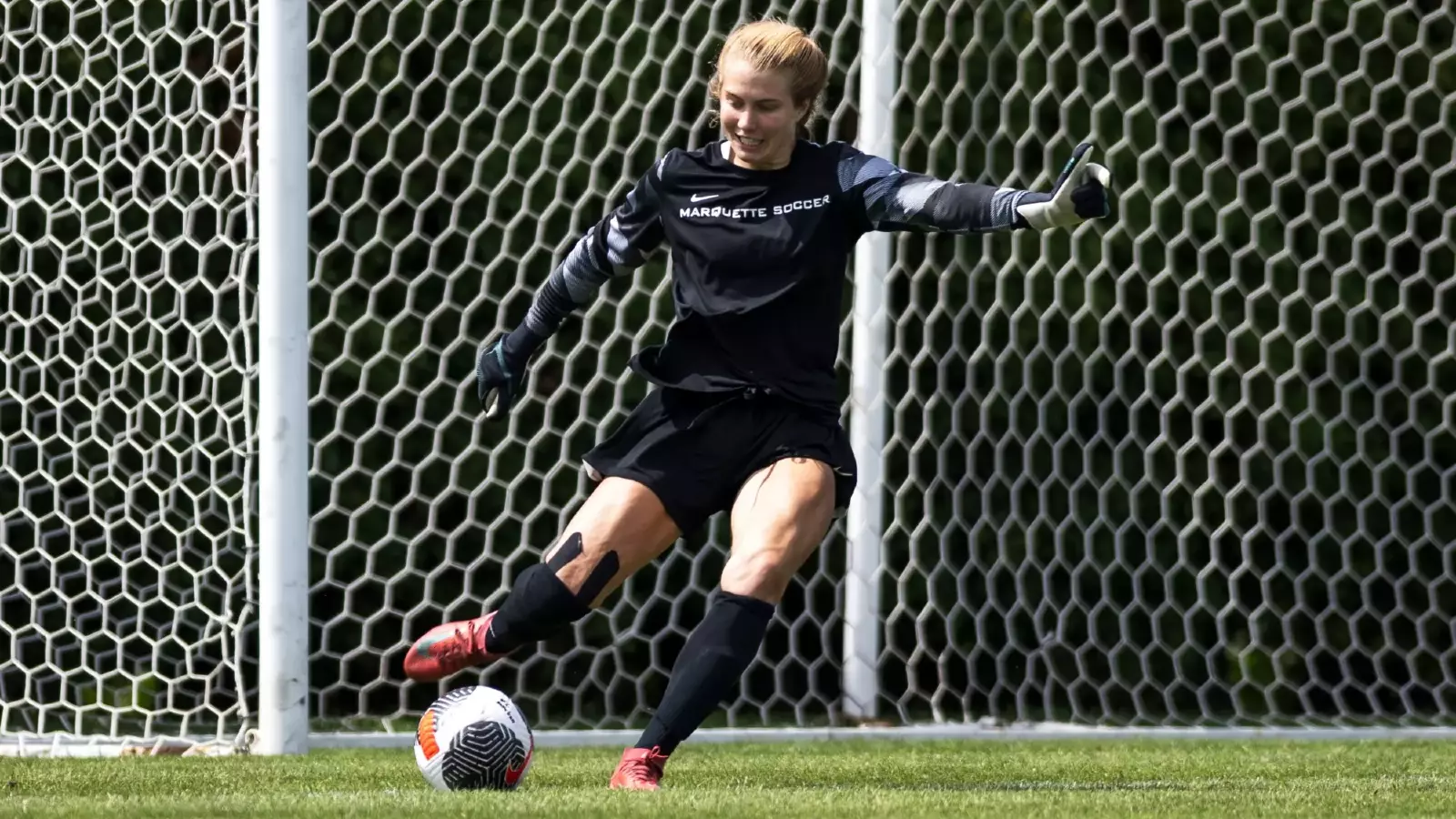 Marquette Womans Soccer defeats NDSU 2-0 at Valley fields in Milwaukee, WI on August 17th, 2025.