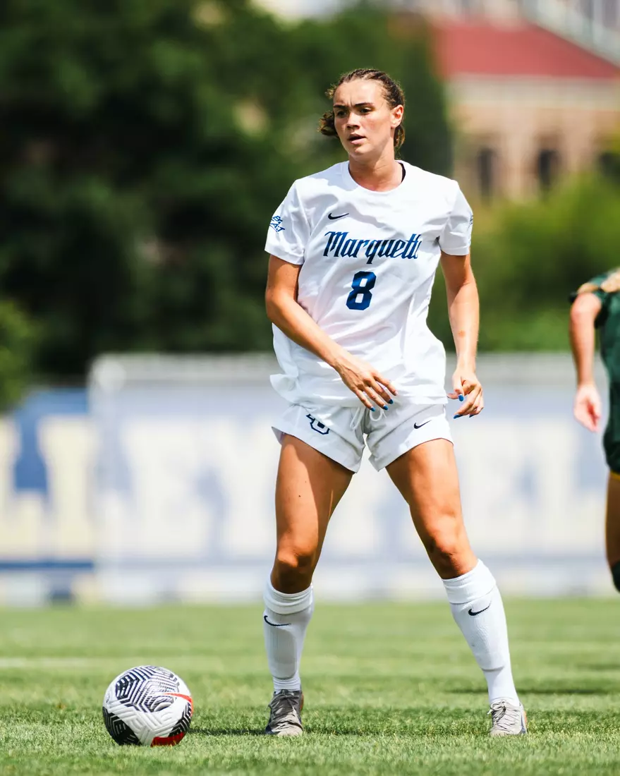 Marquette Womans Soccer defeats NDSU 2-0 at Valley fields in Milwaukee, WI on August 17th, 2025.