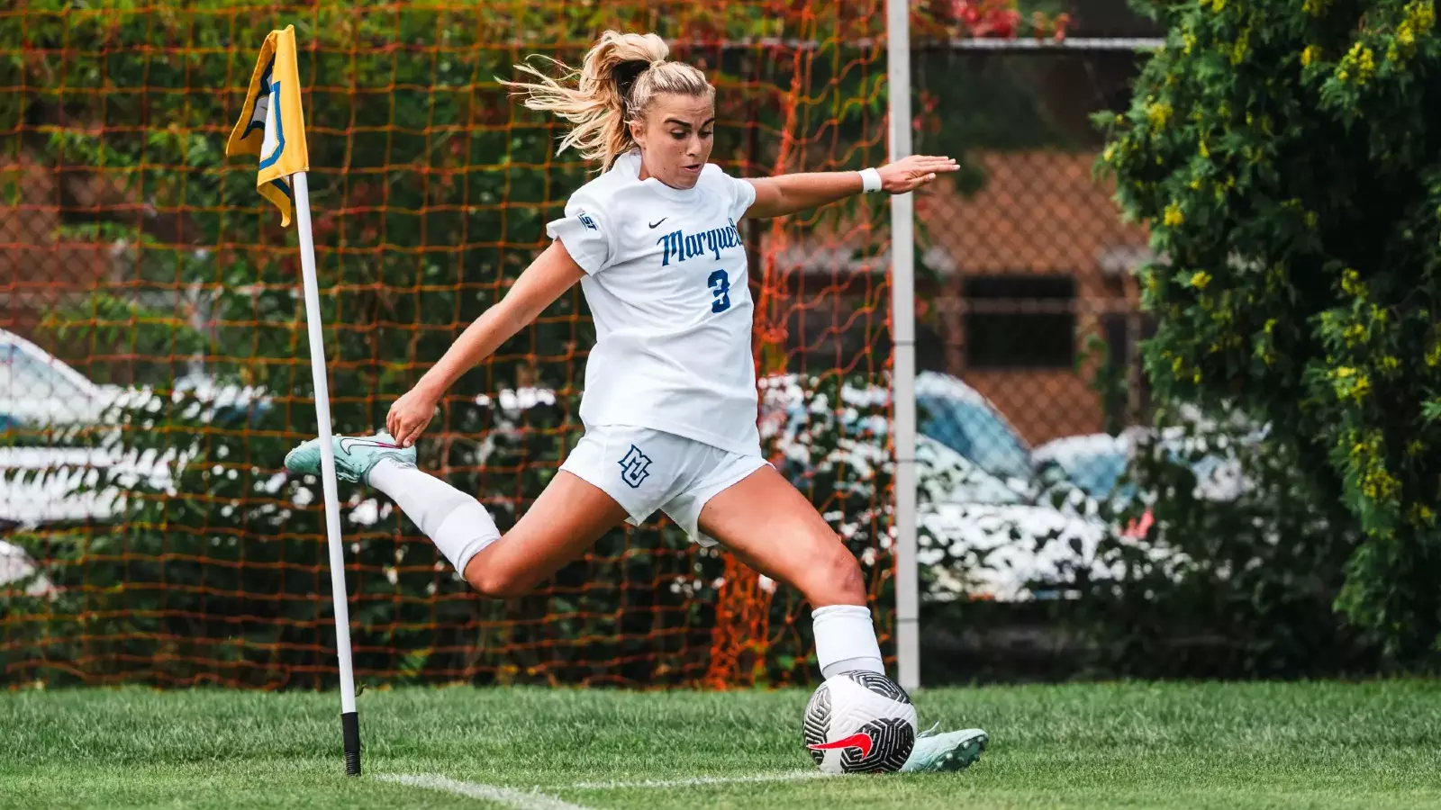 Marquette Womans Soccer defeats NDSU 2-0 at Valley fields in Milwaukee, WI on August 17th, 2025.