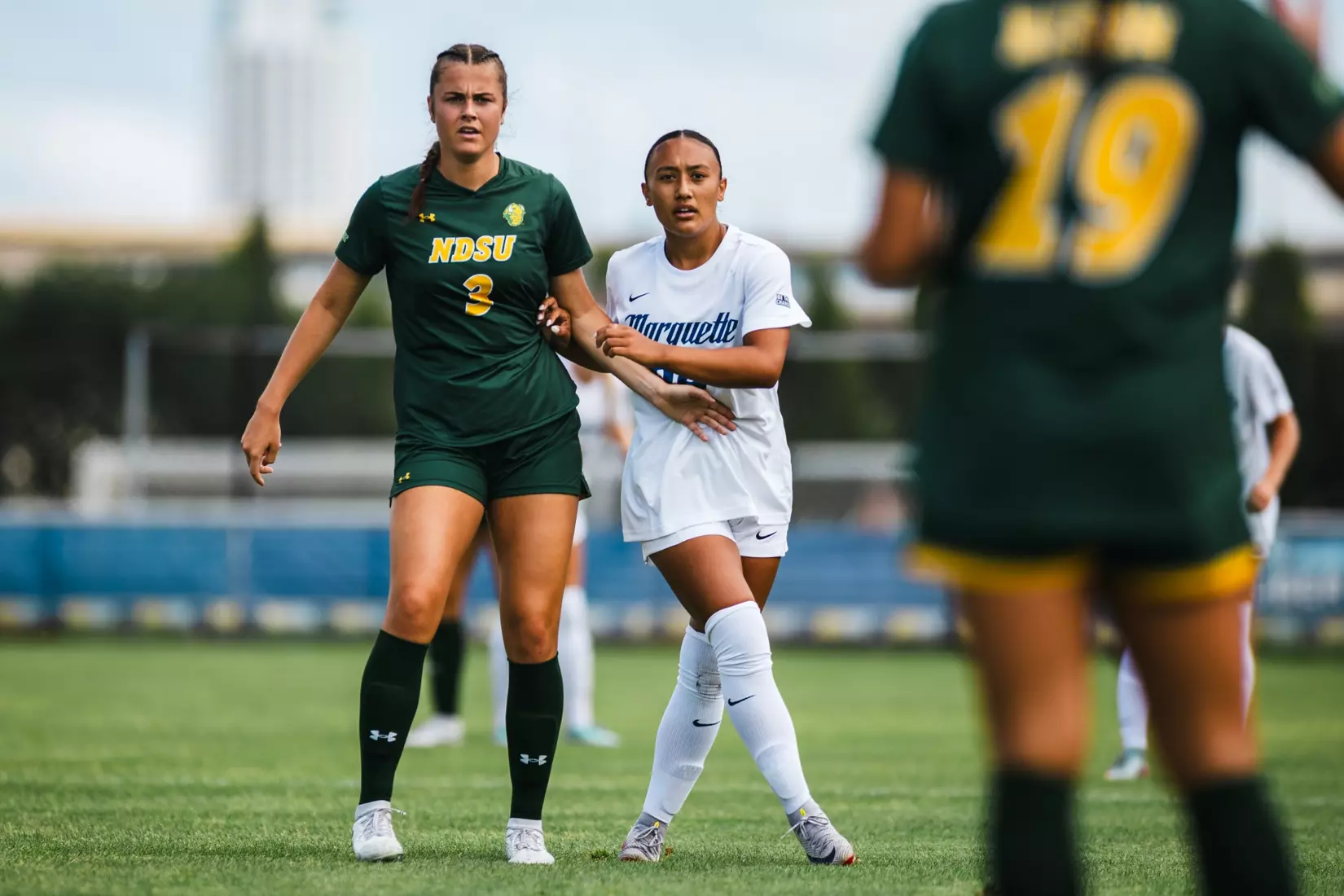 Marquette Womans Soccer defeats NDSU 2-0 at Valley fields in Milwaukee, WI on August 17th, 2025.