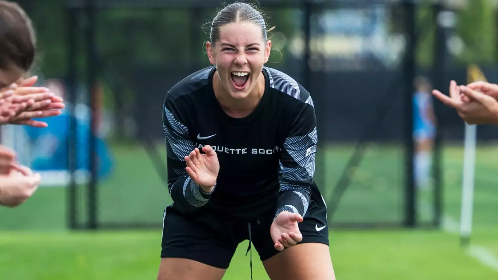 Marquette Womans Soccer defeats NDSU 2-0 at Valley fields in Milwaukee, WI on August 17th, 2025.