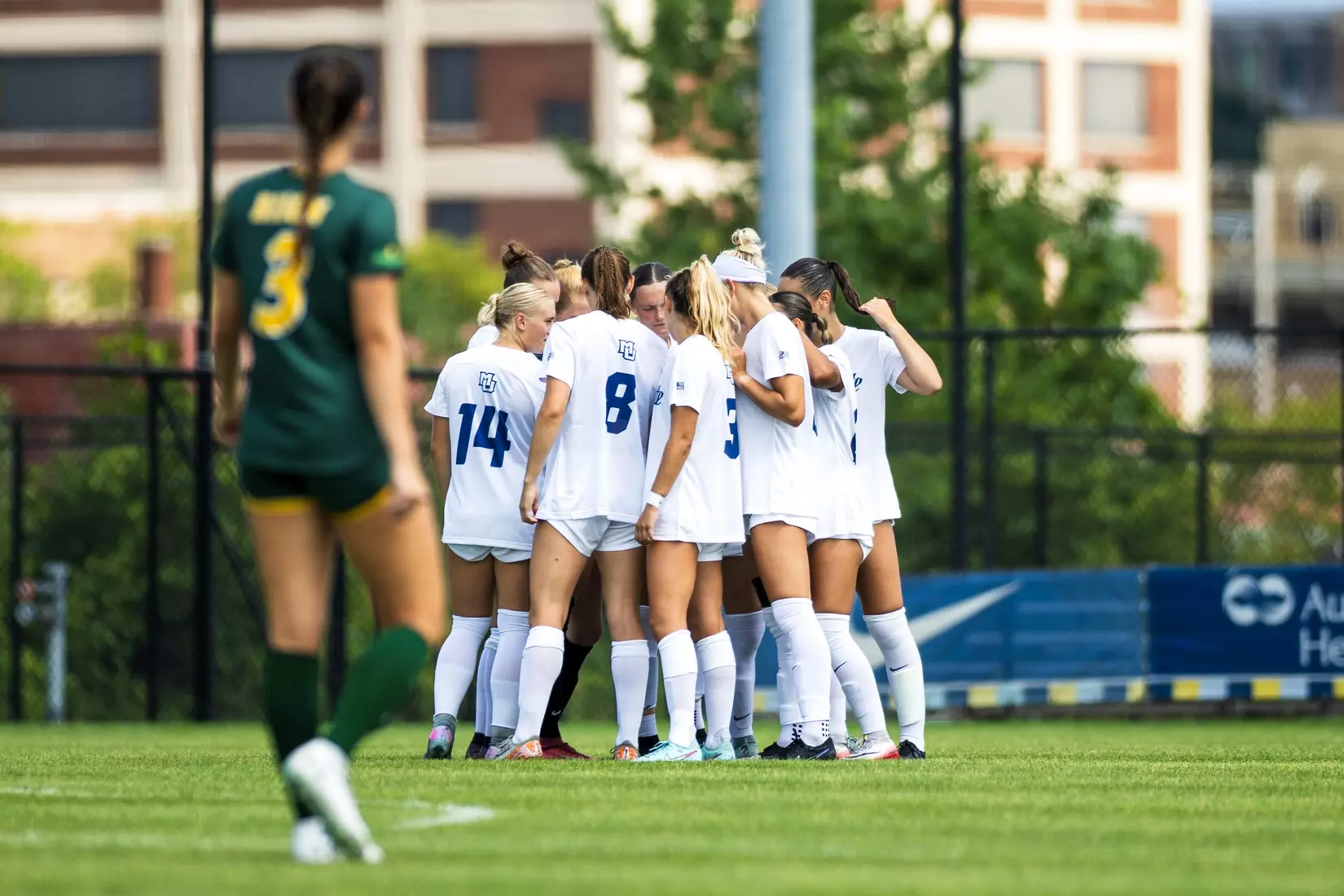 Marquette Womans Soccer defeats NDSU 2-0 at Valley fields in Milwaukee, WI on August 17th, 2025.