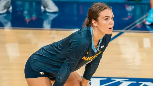 Marquette Volleyball scrimmages at the Al McGuire Center in Milwaukee, WI on Augest 15th, 2025.