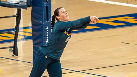 Marquette Volleyball scrimmages at the Al McGuire Center in Milwaukee, WI on Augest 15th, 2025.