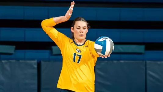 Marquette Volleyball scrimmages at the Al McGuire Center in Milwaukee, WI on Augest 15th, 2025.